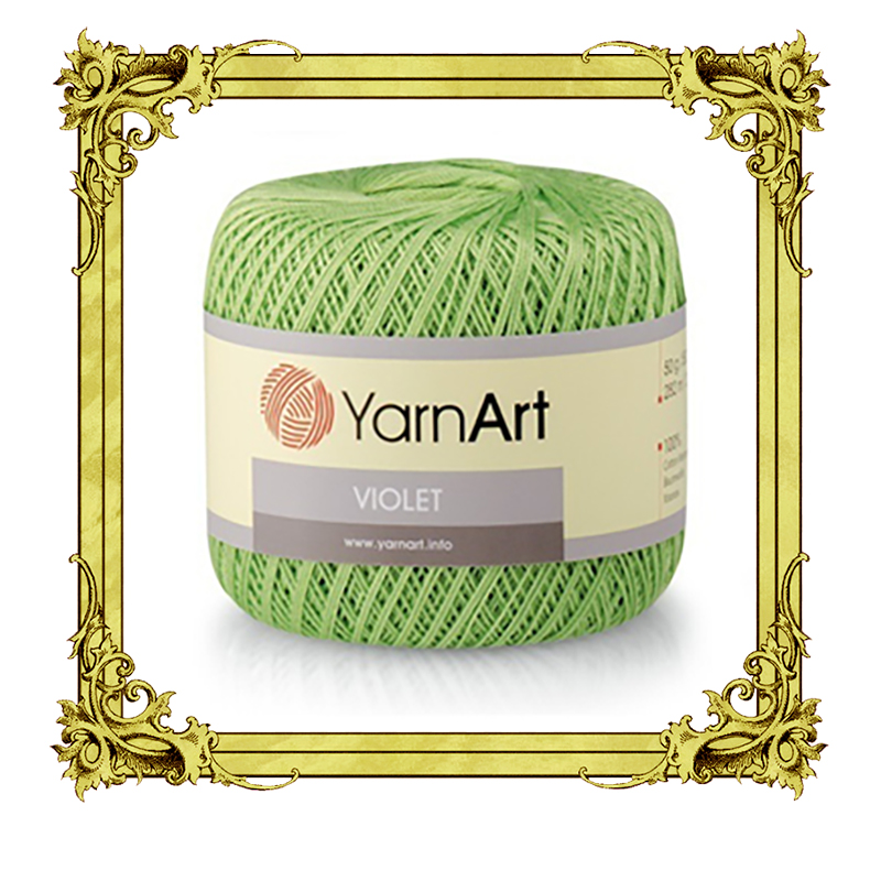 YarnArt VIOLET 100% мерсеризованный хлопок 50гр 282м Турция